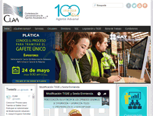 Tablet Screenshot of claa.org.mx